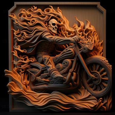 3D model st ghost rider (STL)